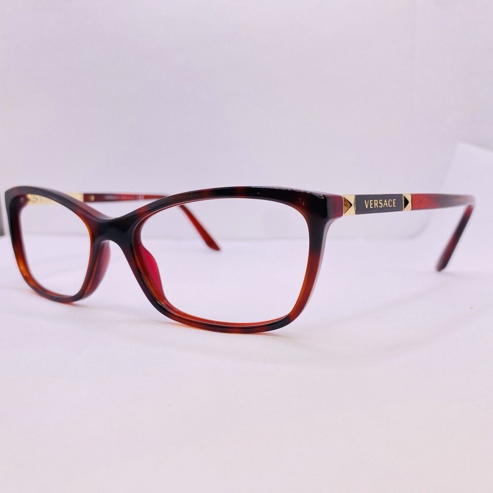 Versace Eyeglasses Authentic Frame Mod. 3186 5184 54-16-140 Ruby Red Gold